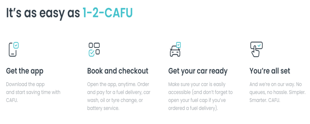 CAFU APP how to get discount